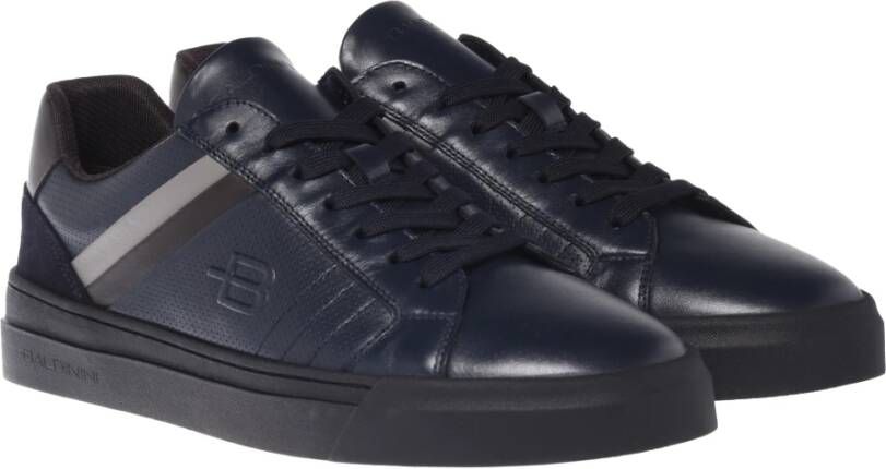 Baldinini Trainers in dark blue leather Blue Heren