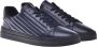 Baldinini Trainers in dark blue quilted leather and leather Blue Heren - Thumbnail 3