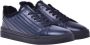 Baldinini Trainers in dark blue quilted leather and leather Blue Heren - Thumbnail 3