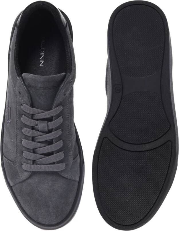 Baldinini Trainers in dark grey suede Gray Heren