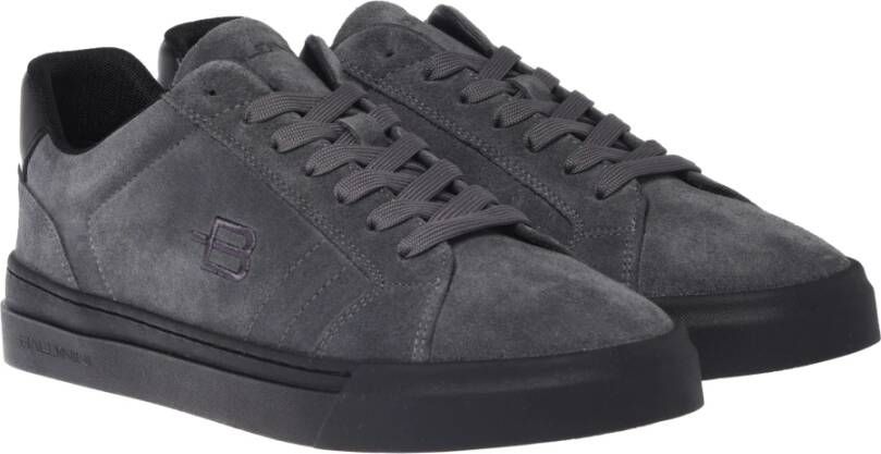 Baldinini Trainers in dark grey suede Gray Heren