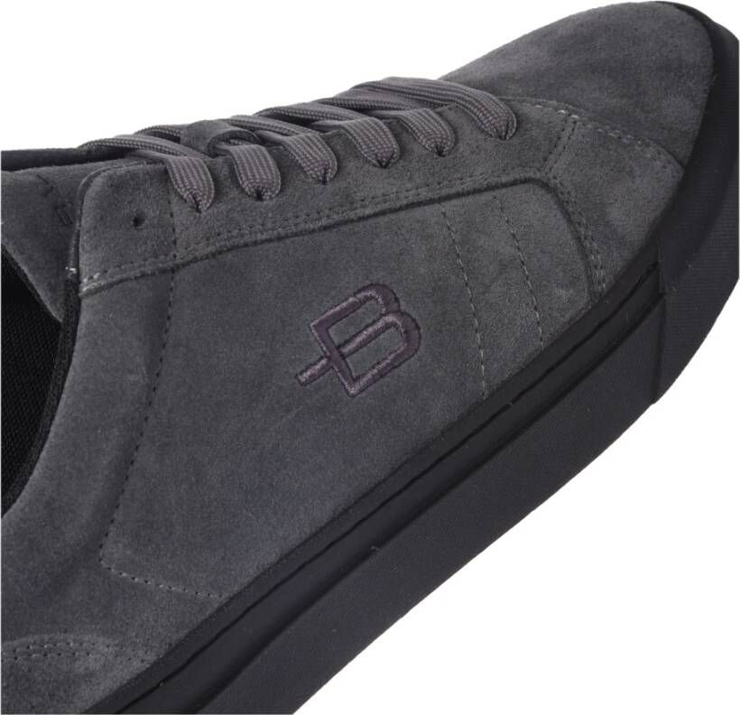 Baldinini Trainers in dark grey suede Gray Heren