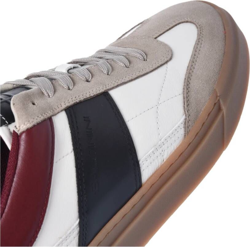 Baldinini Trainers in taupe and white leather and suede Multicolor Heren