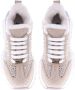 Baldinini Trainers in vanilla suede leather with rhinestones Beige Dames - Thumbnail 2