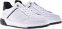 Baldinini Trainers in white leather and tumbled leather White Heren - Thumbnail 3