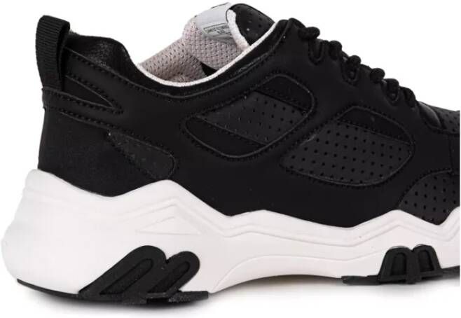 Baldinini Zwarte Heren Sneakers Black Heren