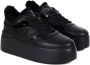 Baldinini Trainers in black leather Black Dames - Thumbnail 6