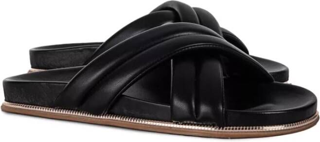 Baldinini Zwarte Slippers Black Dames