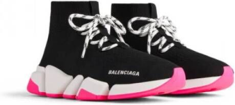 Balenciaga 3D Mesh Veterschoenen Black Dames