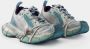 Balenciaga Blauwe Synthetische Sneakers Ronde Neus Multicolor Dames - Thumbnail 2