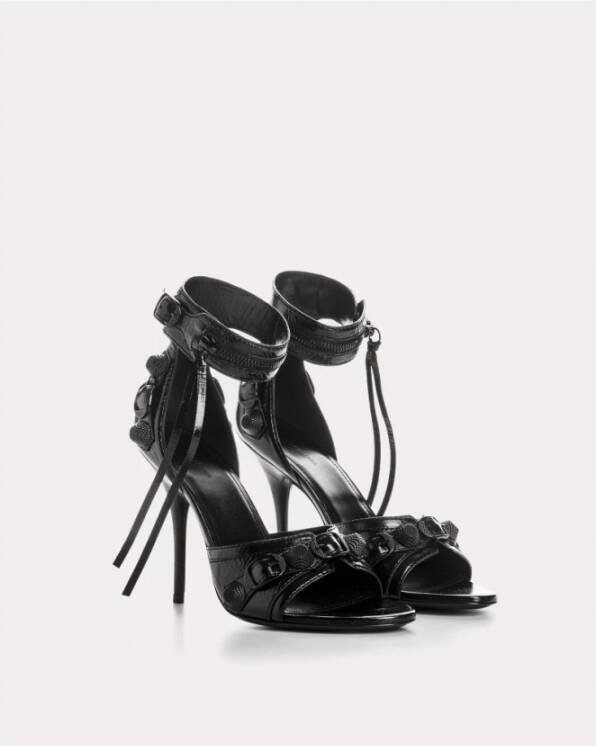 Balenciaga Cagole Sandalen Black Dames