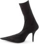 Balenciaga Elegante Zwarte Statement Laarzen van Spandex Black Dames - Thumbnail 8