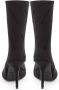 Balenciaga Elegante Zwarte Statement Laarzen van Spandex Black Dames - Thumbnail 9