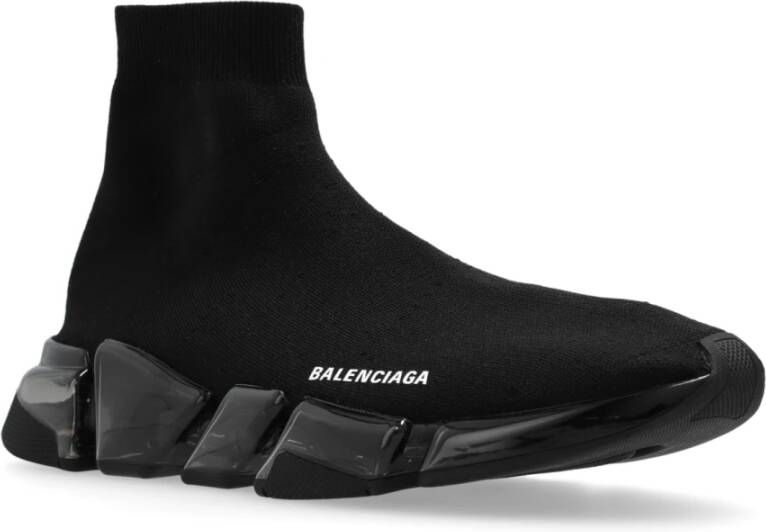 Balenciaga Enkellaagse sportschoenen Speed 2.0 Black Heren