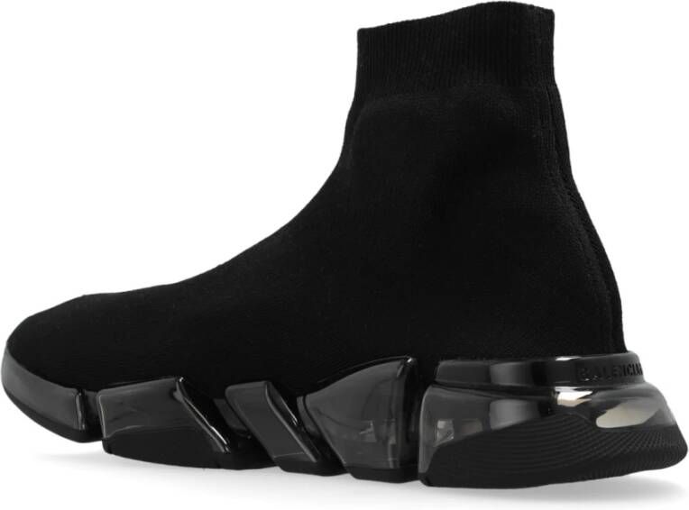 Balenciaga Enkellaagse sportschoenen Speed 2.0 Black Heren