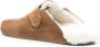 Balenciaga Faux Fur Suede Toe Mule Sandalen Beige Heren - Thumbnail 2