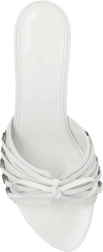 Balenciaga Gehakte pantoffels 'Cagole' White Dames