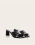 Balenciaga Glanzende Lam Leren Muiltjes Black Dames - Thumbnail 2