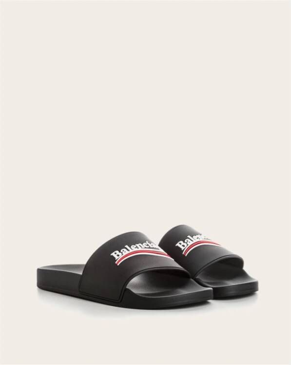 Balenciaga Gum Sole Mules Pool Black Heren