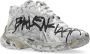 Balenciaga Graffiti Mesh Sneaker in Wit Multicolor Dames - Thumbnail 4