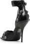 Balenciaga Edgy 110mm Leren Sandalen Zwart Dames - Thumbnail 3