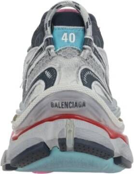 Balenciaga Lage Sneakers Grijs Blauw Reflecterend Gray Dames