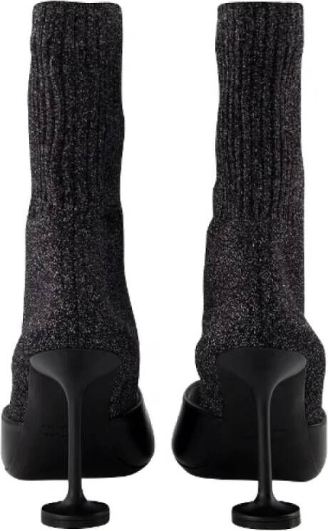 Balenciaga Leather boots Black Dames