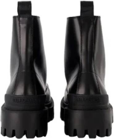 Balenciaga Leather boots Black Dames