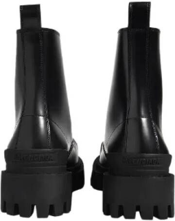 Balenciaga Leather boots Black Dames