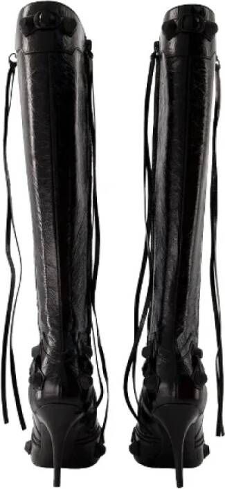 Balenciaga Leather boots Black Dames