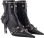 Balenciaga Leather boots Black Dames - Thumbnail 2