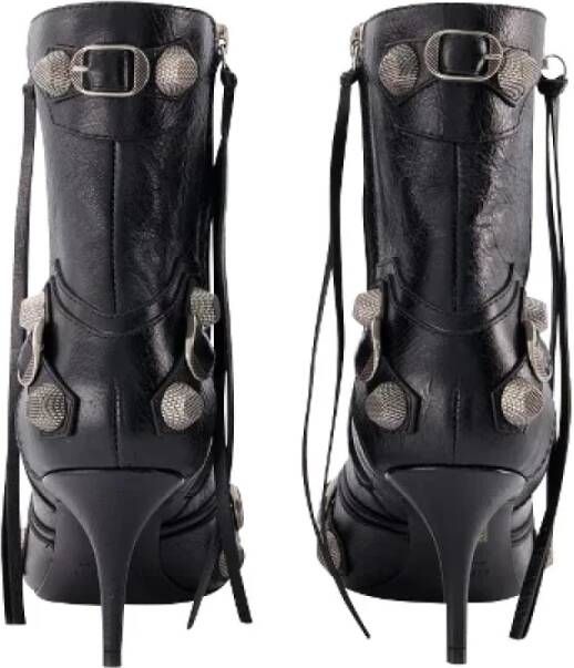 Balenciaga Leather boots Black Dames