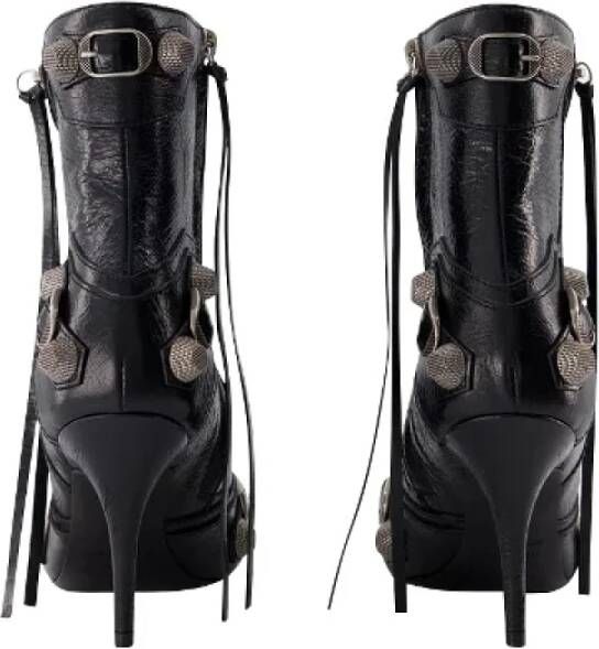 Balenciaga Leather boots Black Dames