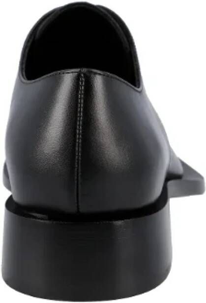 Balenciaga Leather flats Black Heren