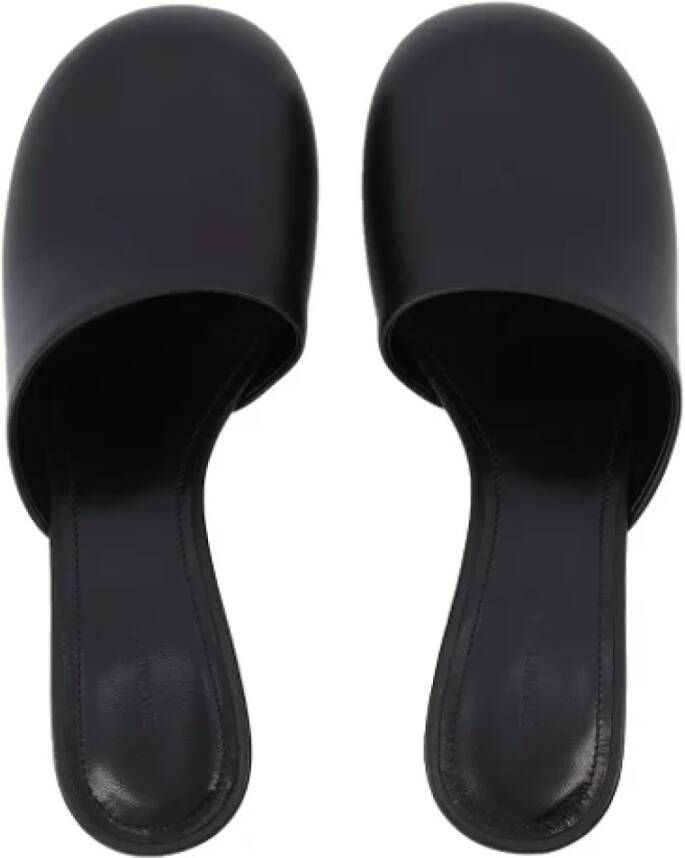 Balenciaga Leather sandals Black Dames