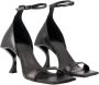 Balenciaga Leather sandals Black Dames - Thumbnail 2