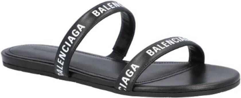 Balenciaga Leather sandals Black Dames