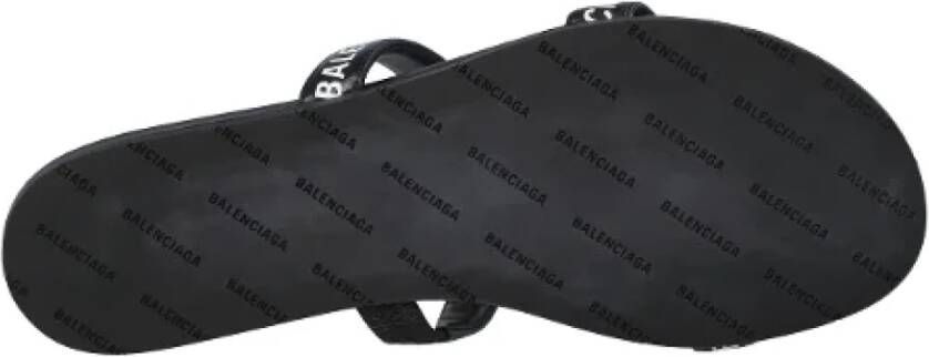 Balenciaga Leather sandals Black Dames