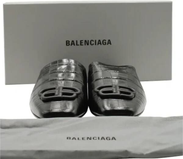 Balenciaga Leather sandals Black Dames