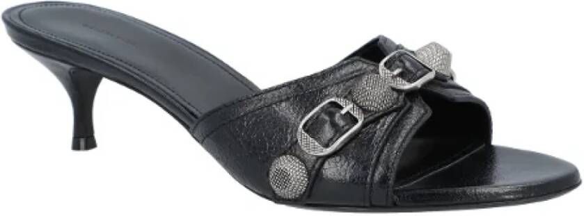 Balenciaga Leather sandals Black Dames