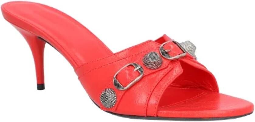 Balenciaga Leather sandals Red Dames