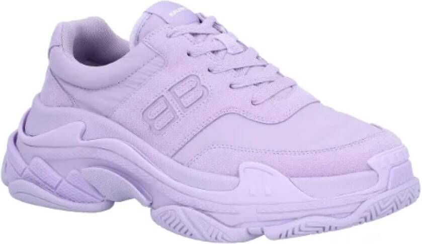 Balenciaga Leather sneakers Purple Dames