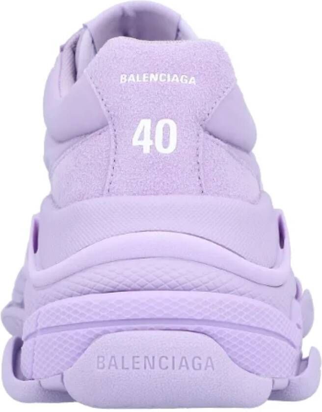 Balenciaga Leather sneakers Purple Dames