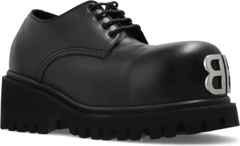 Balenciaga Leren laarzen Stomper Black Heren