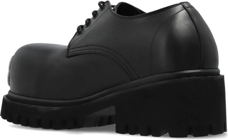 Balenciaga Leren laarzen Stomper Black Heren