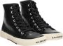 Balenciaga Leren sneakers met contrastlogo detail Black Dames - Thumbnail 2