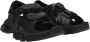 Balenciaga Logo Sandalen Zwart Rubberen Zool Black Dames - Thumbnail 2