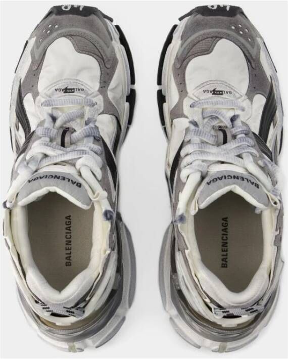 Balenciaga Nylon Runner Sneakers Grijs Gray Dames