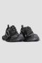 Balenciaga Overdreven Gum Zool Zwarte Sneakers Black Dames - Thumbnail 3