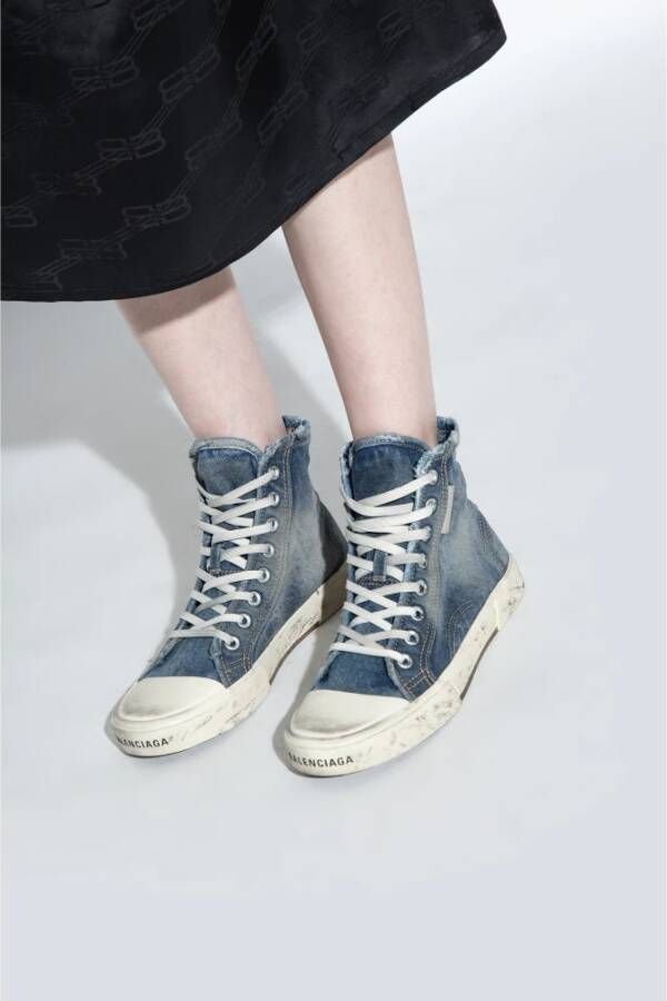 Balenciaga Paris High sneakers Blauw Dames